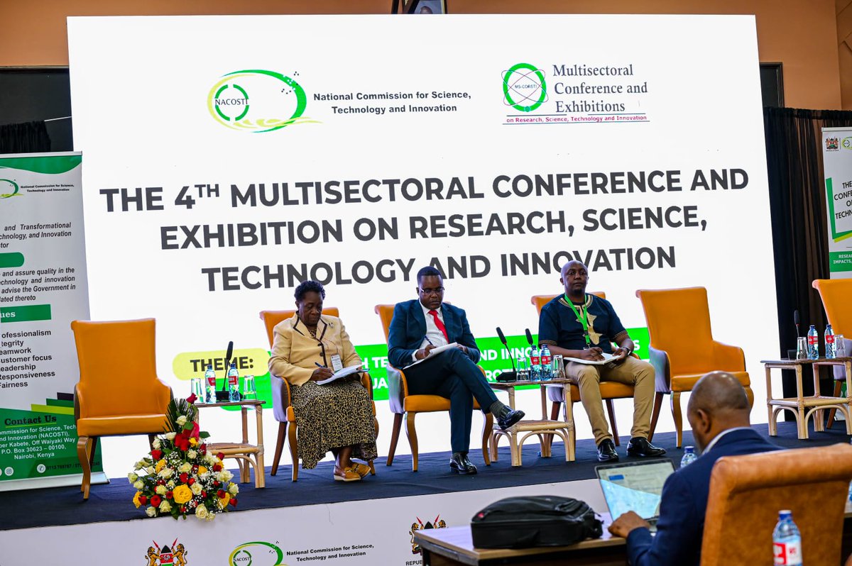 EngineersBoard's tweet photo. This week The @EngineersBoard participated in the 4th Multisectoral Conference and Exhibitions on Research, Science, Technology and Innovation (MS-CORSTI), an event hosted by the National Commission for Science, Technology and Innovation (NACOSTI).
#EngineeringExcellenceKe https://t.co/y8525UevLv