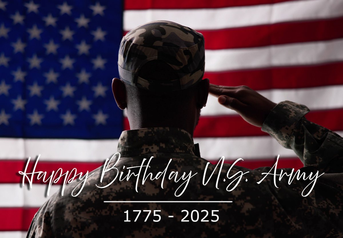 PNMagazine's tweet image. 🇺🇸 Happy 250th Birthday to the @USArmy! From 1775 to today, their sacrifice and service have shaped our nation's history. Thank you to all who have worn the uniform and continue to serve. 🪖 #PNO2025 #USArmy250 #ArmyBirthday