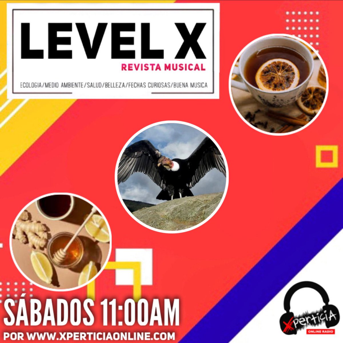 XperticiaOnline's tweet image. 🔵 TODOS los SÁBADOS 11:00am (Hora Bolivia); escucha “#LEVELX” 😉 una revista musical. 🎙Con: Coset Luque. 🔊 A través de: xperticiaonline.com 

#SintoniaCreativa
#XperticiaOnlineRadio
#RevistaRadial  
#FechasCuriosas #RevistaMusical 
#RadioOnline #RadioOnlineBolivia