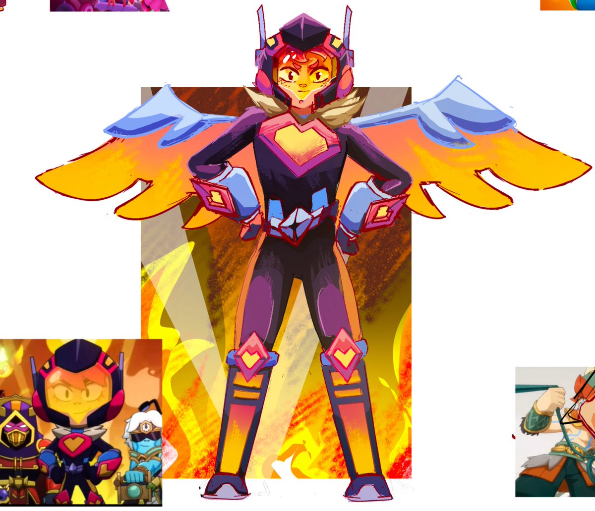 Guzz_lag's tweet image. Firewing Janet🔥
#brawlstarsfanart #brawlstarsart
