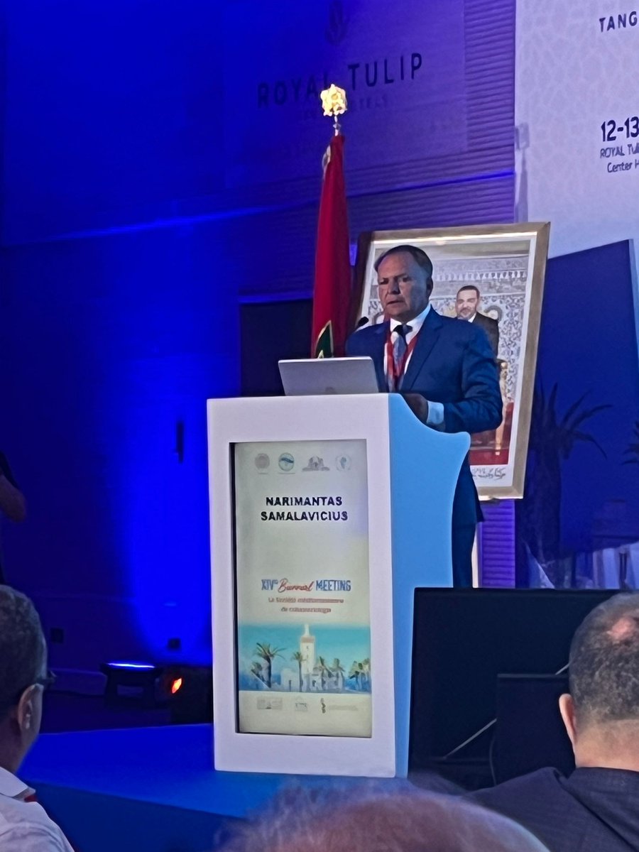 ISUCRS1's tweet image. Proud to be represented by our VP Dr. Narimantas Evaldas Samalavicius, President-Elect Dr. Richard Fortunato &amp;amp; Secretary General Dr. Liliana Bordeianou at the XIV Biennial Meeting of the Mediterranean Society of Coloproctology!🌍✨
#ISUCRS #MSP2025 #Coloproctology #GlobalSurgery