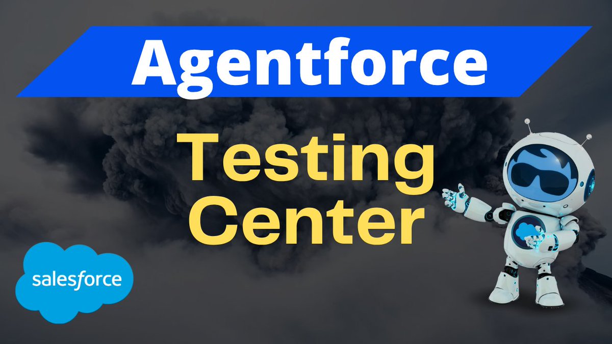 🚀Agentforce Testing Center Salesforce | Setup, Features &amp; Tips 🔄🛠️

Link here:
🔗 youtube.com/watch?v=xpVmF8…

🔔Stay in the Tech Loop: Subscribe to Our Channel for More!
🔗  youtube.com/@SalesforceHunt