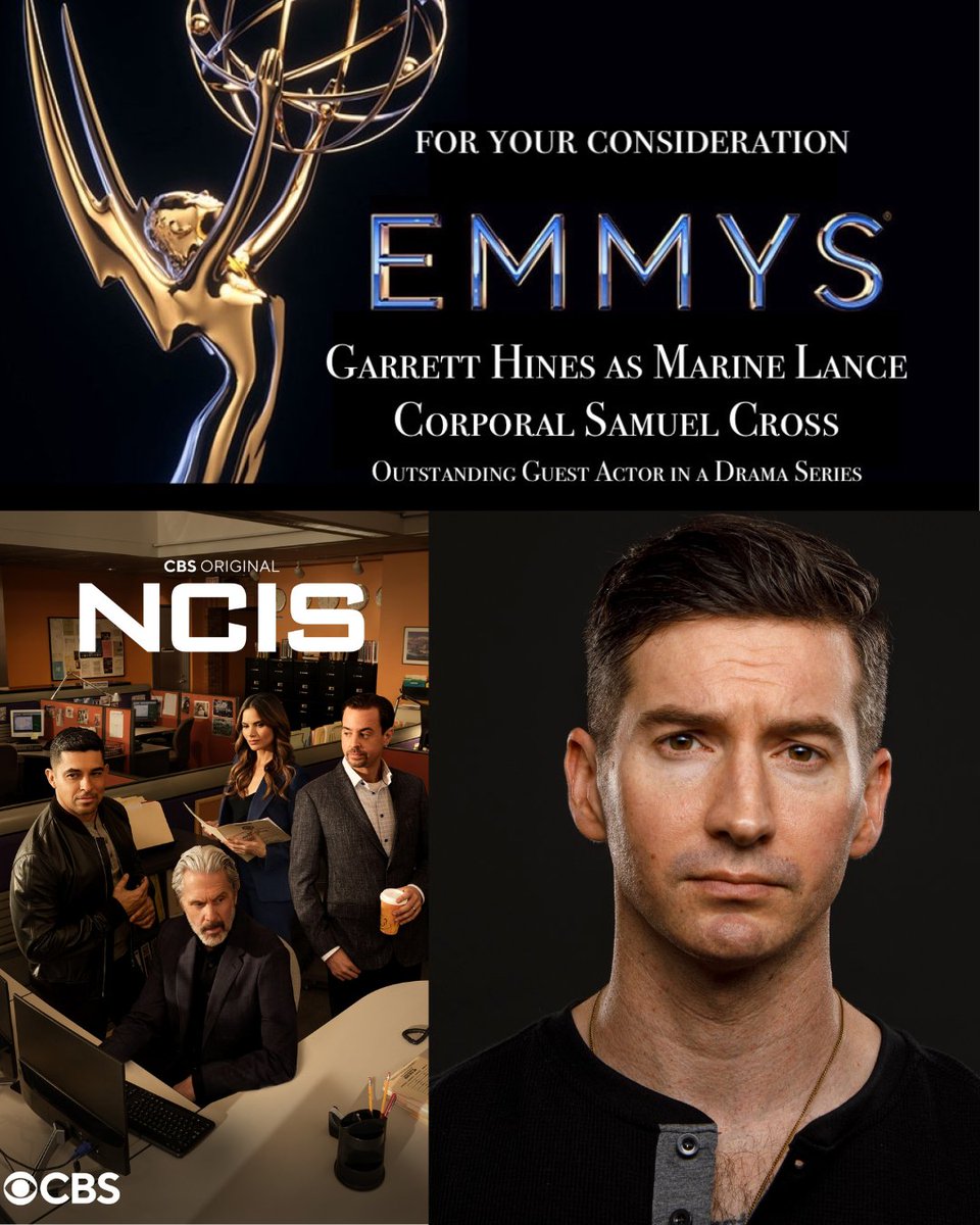 Garrett Hines (@garrett_hines) on Twitter photo Proud to be a part of the <a href="/ncisverse/">The NCISverse</a> and very proud of the work we did on "Humbug"! I'm beyond excited to be on this year's official #EmmysFYC ballot!
Seeing all the INCREDIBLE actors on the ballot is humbling, to say the least. But sometimes you gotta shoot your shot. #ncis Proud to be a part of the <a href="/ncisverse/">The NCISverse</a> and very proud of the work we did on "Humbug"! I'm beyond excited to be on this year's official #EmmysFYC ballot!
Seeing all the INCREDIBLE actors on the ballot is humbling, to say the least. But sometimes you gotta shoot your shot. #ncis
