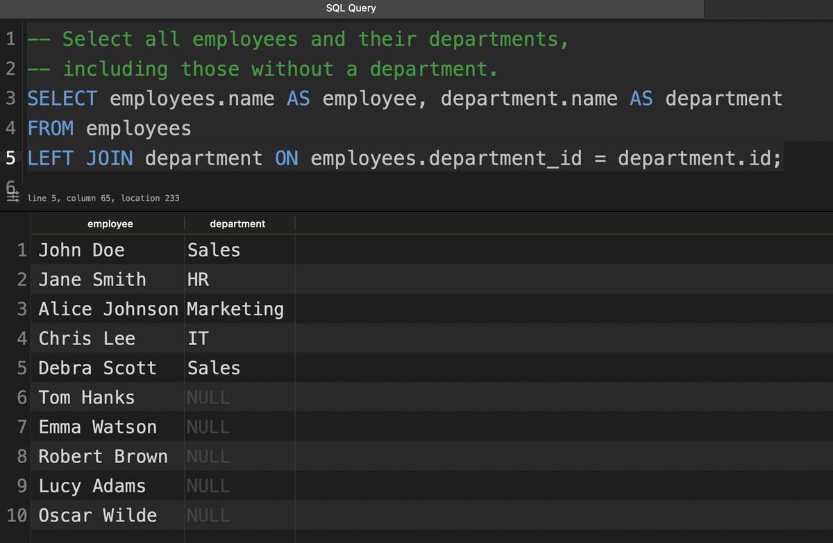 The #MySQL for #PHP Developers course is coming soon..

LEFT JOIN is useful if you want every record from the primary table, even if there is no corresponding entry in the related table.

Learn more here:
garyclarke.tech/p/mysql-for-ph…