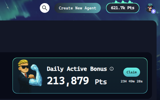 Every day my virgen points increase 213k for today💪

Thank you <a href="/virtuals_io/">Virtuals Protocol</a> 🧢