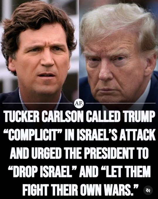 eric_c_anderson voted 4 the antiwar girl (@eric_c_anderson) on Twitter photo Listen to Tucker <a href="/TuckerCarlson/">Tucker Carlson</a> . America will not be deceived into yet another senseless war for the benefit of Israel. Listen to Tucker <a href="/TuckerCarlson/">Tucker Carlson</a> . America will not be deceived into yet another senseless war for the benefit of Israel.