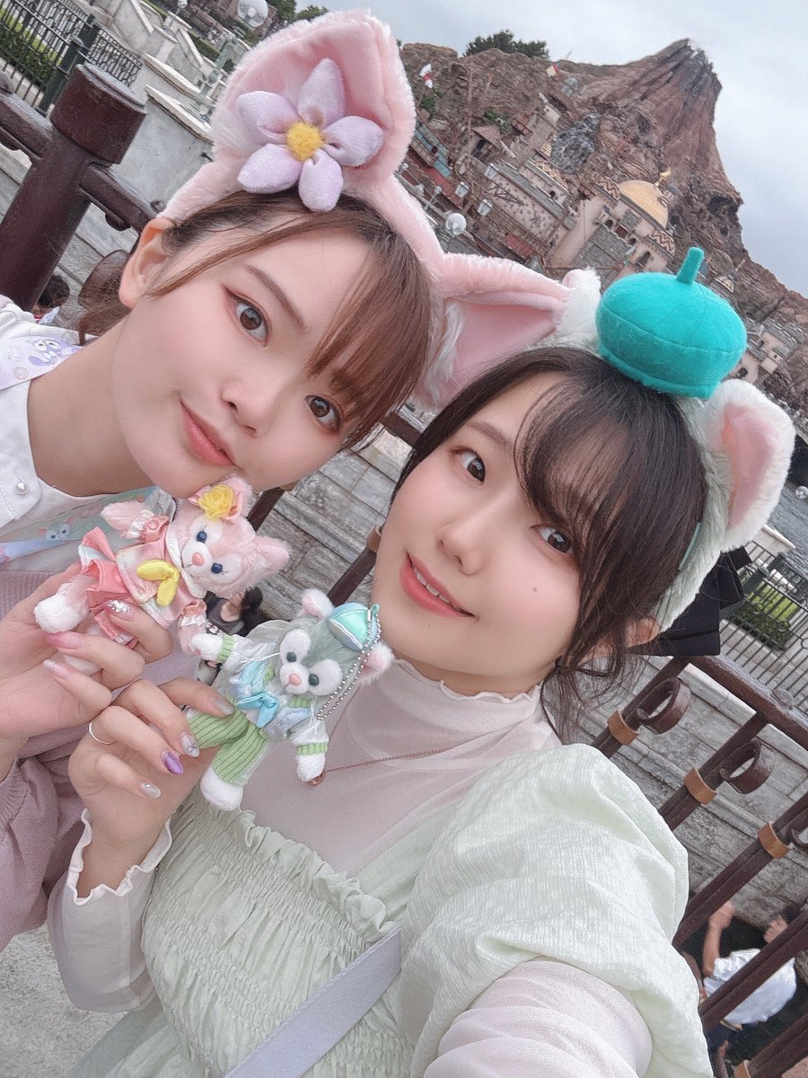 かりんとディズニーいってきた🥳 楽しかった❕❕ またいこうねえ〜😽🩵🩵