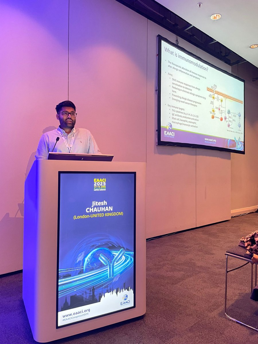 Full house at JMA4 – Year in Review!
Great talks on immunomodulation, food &amp; airway allergy by JM Assembly members.
#EAACI2025 #EAACIJM