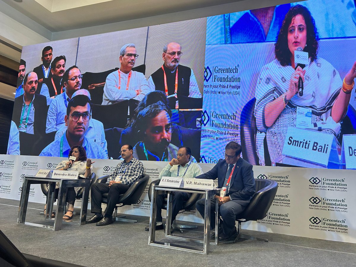 DSCI_Connect's tweet photo. DSCI at the 11th #GreentechFoundation CSR India Summit & Awards for #CSRinCybersecurity initiatives.
We are honoured to be declared the winner in two categories for our impactful cybersecurity CSR initiatives:
#CyberforYOUth, under Promotion of Education
#CyberShikshaa, under Gender Equality & Empowering Women
These recognitions celebrate our commitment to nurturing cyber awareness and empowering communities through inclusive skilling and education in cybersecurity.
As part of the summit, Smriti Bali, Senior Director, Finance & Company Secretary, DSCI shared her perspectives during the panel discussion on “CSR Challenges and the Way Forward.” She highlighted the importance of prioritising long-term impact over short-term objectives and emphasized the role of community engagement in building effective CSR frameworks.
@godvinayak