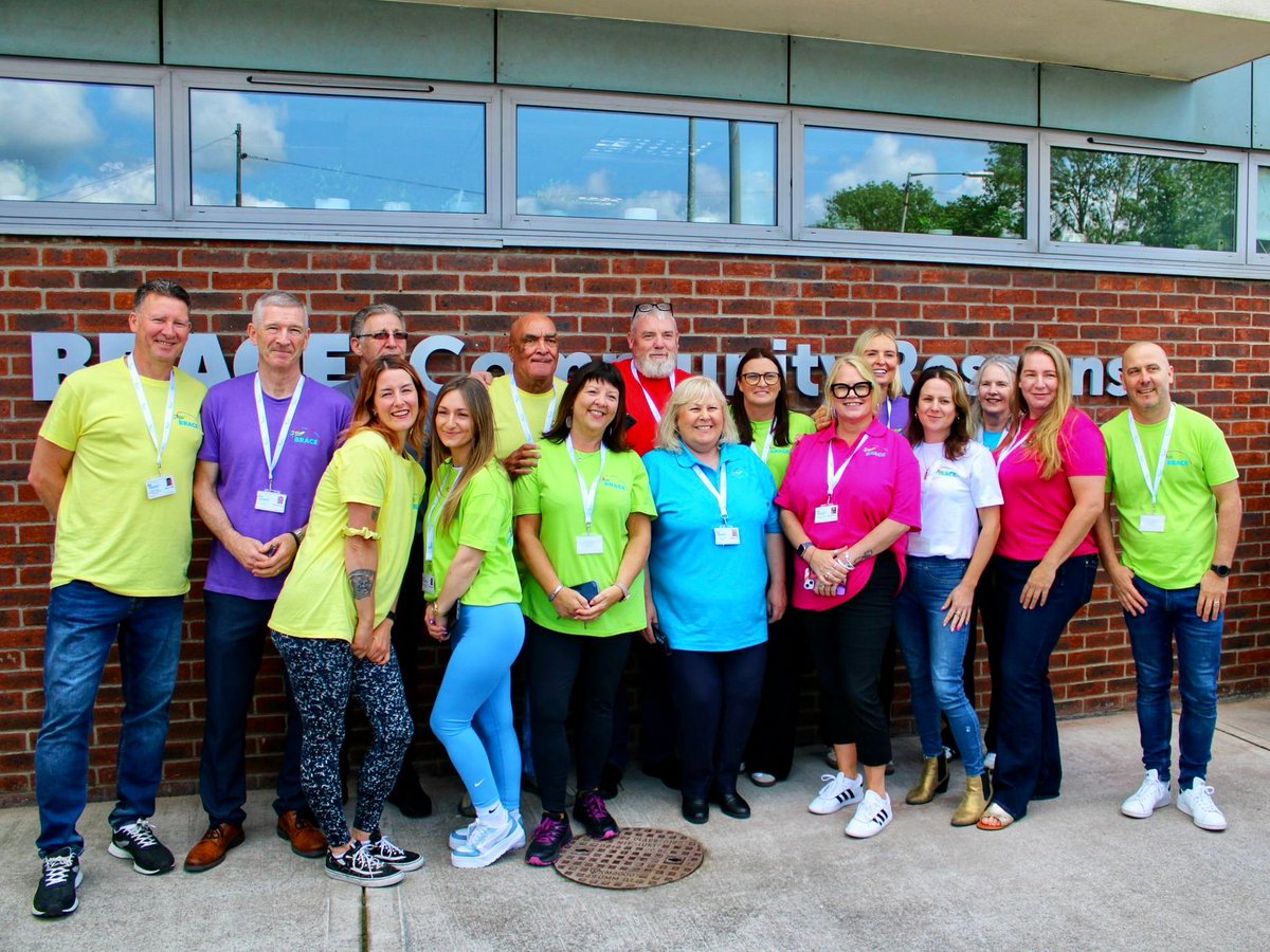 Our Brace team, showcasing our full palette from our new Brace logo.  Thank you to all who supported our launch event yesterday.