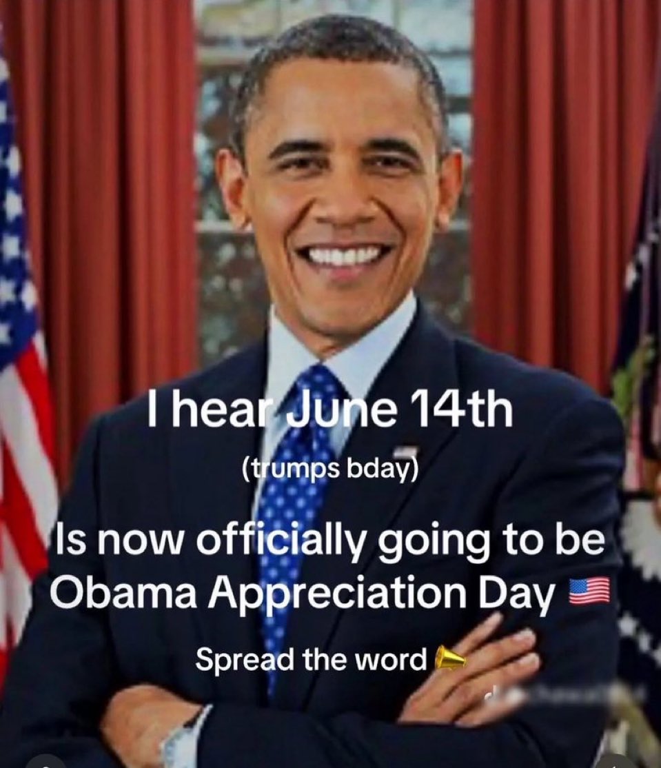 AntiTrumpCanada's tweet image. Happy Barack Obama Appreciation Day from 🇨🇦!
#ObamaAppreciationDay
#NoKingsInAmerica