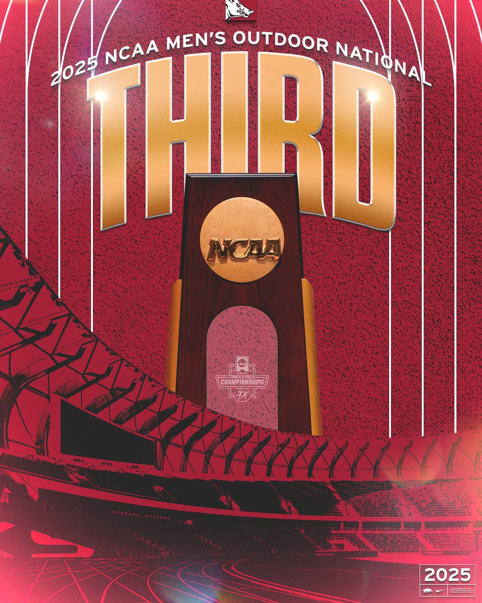 ArkRazorbacks's tweet image. π₯ Another PODIUM finish for
@RazorbackTF!
It's the SIXTH podium finish in past seven NCAA Championships π