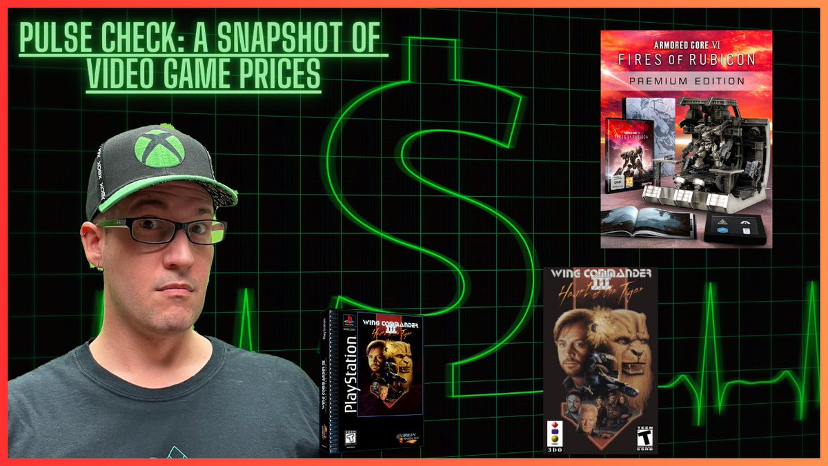 nerdthusiast's tweet photo. 🚀 Is Now the Time to Buy?Checking Prices 💰 on #ArmoredCoreVI : Fires of Rubicon Premium Edition (Xbox Series X) &amp; Wing Commander III (3DO/PlayStation)!! 🎮 #ARMOREDCORE #videogames #retrogames #gameprices #RETROGAMING 
Watch on YT: https://t.co/cURAjniWHM https://t.co/sFD2EaUONv
