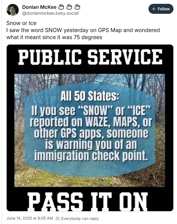 RealBubbaMoose's tweet image. I use the WAZE app. I appreciate the warning. So if I see this, I will be sure to tap the "It's not there" button to erase it.