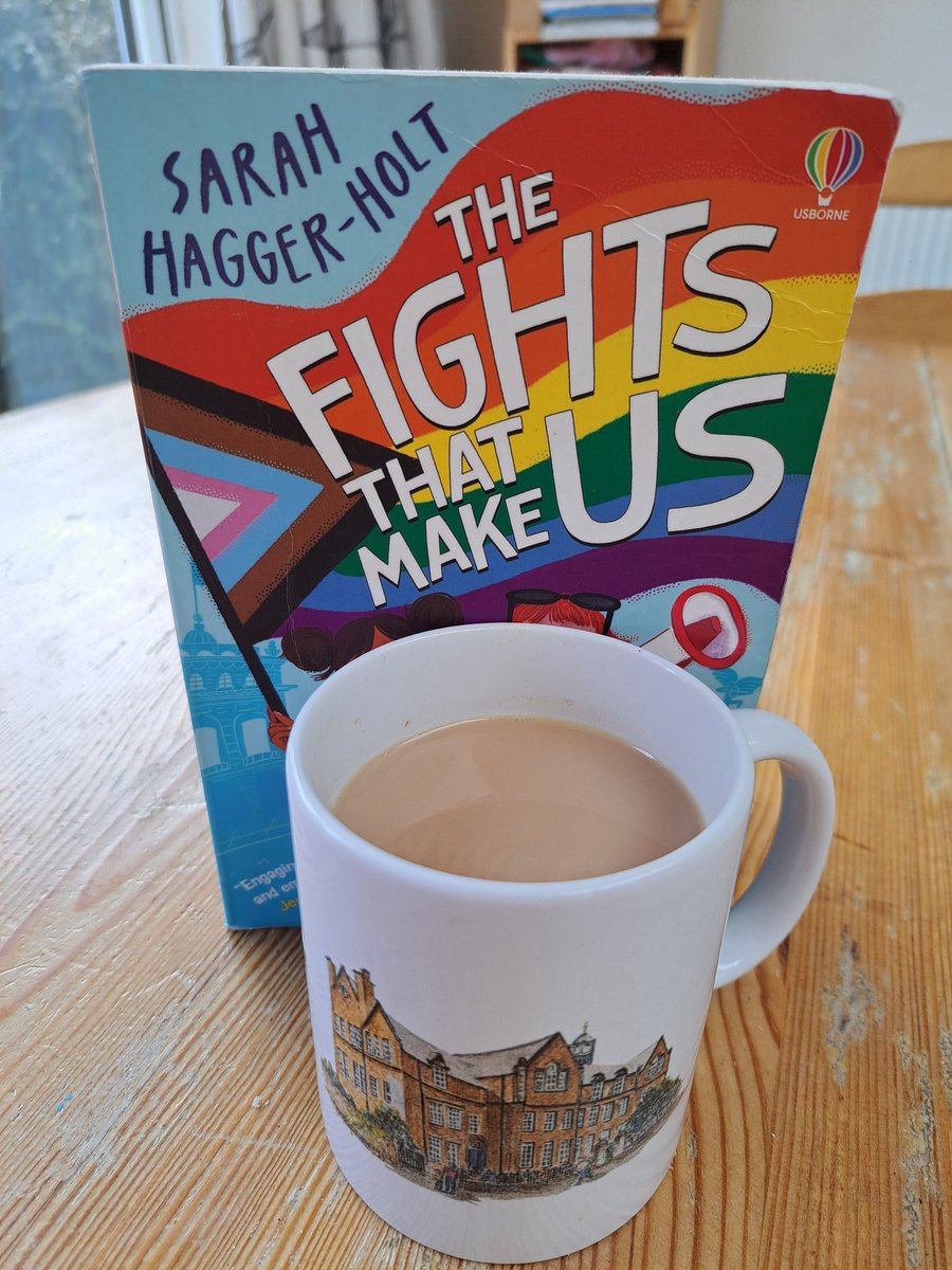 I've been out &amp; about in schools this Pride month, sharing stories &amp; celebrating diversity! Thank you to Flora Stevenson school (pictured on this lovely mug) for inviting me to Edinburgh. Events in Salford, Manchester &amp; London still to come... it's nice to be home for a breather.