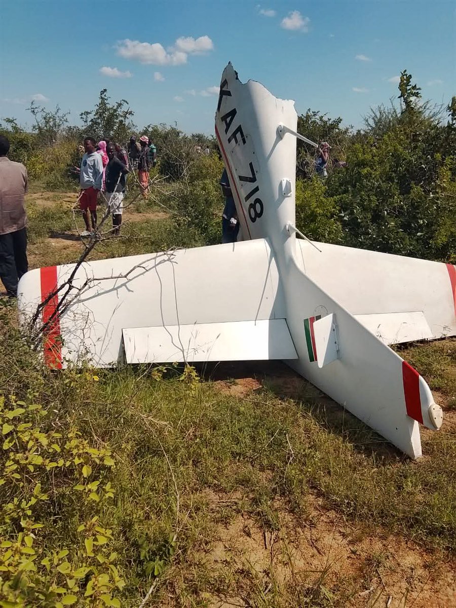ASCIsecure's tweet image. Incident Alert:
Incident: Aviation Accident:
ID: 20250614
Loc: Kwale County IVO Mwakijembe Primary School.

Issues: Kenya Airforce Grob 120A aircraft crash while on a training flight.
On Board were two pilots. Recovery is ongoing.