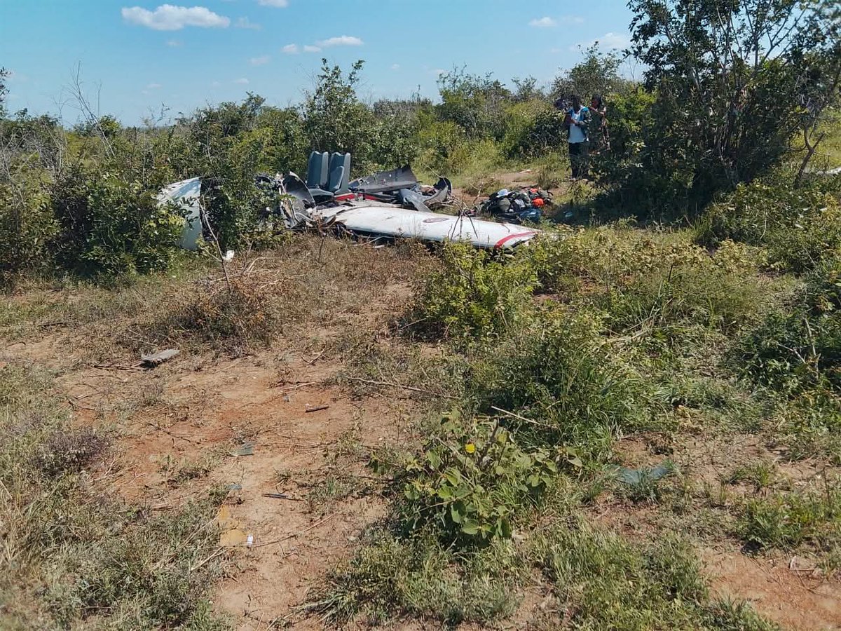 ASCIsecure's tweet image. Incident Alert:
Incident: Aviation Accident:
ID: 20250614
Loc: Kwale County IVO Mwakijembe Primary School.

Issues: Kenya Airforce Grob 120A aircraft crash while on a training flight.
On Board were two pilots. Recovery is ongoing.