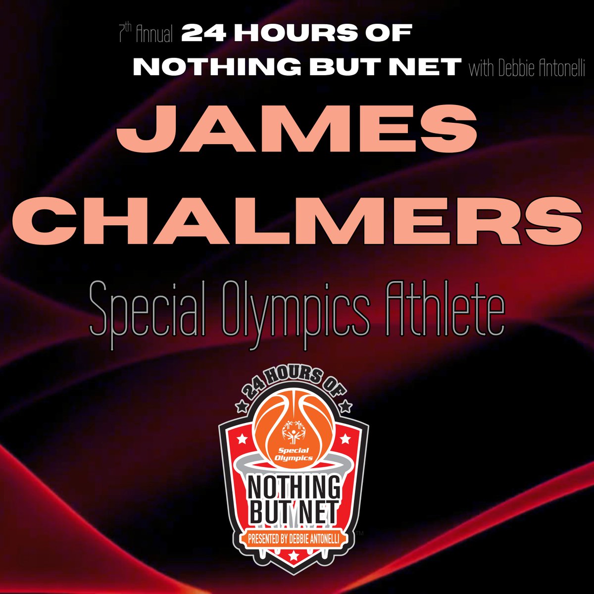 Another regular contributor to our 24-hour event. Special Olympian, James Chalmers, joins <a href="/debbieantonelli/">Debbie Antonelli</a> in today's replay from this past May's 24 Hours of Nothing But Net.

podcasts.apple.com/us/podcast/jam…