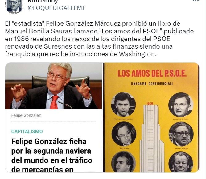 elsemiyero's tweet image. #BonillaSauras
Manuel Bonilla Sauras lo cuenta muy bien en su libro #LosAmosdelPsoe
#losamosdetodos