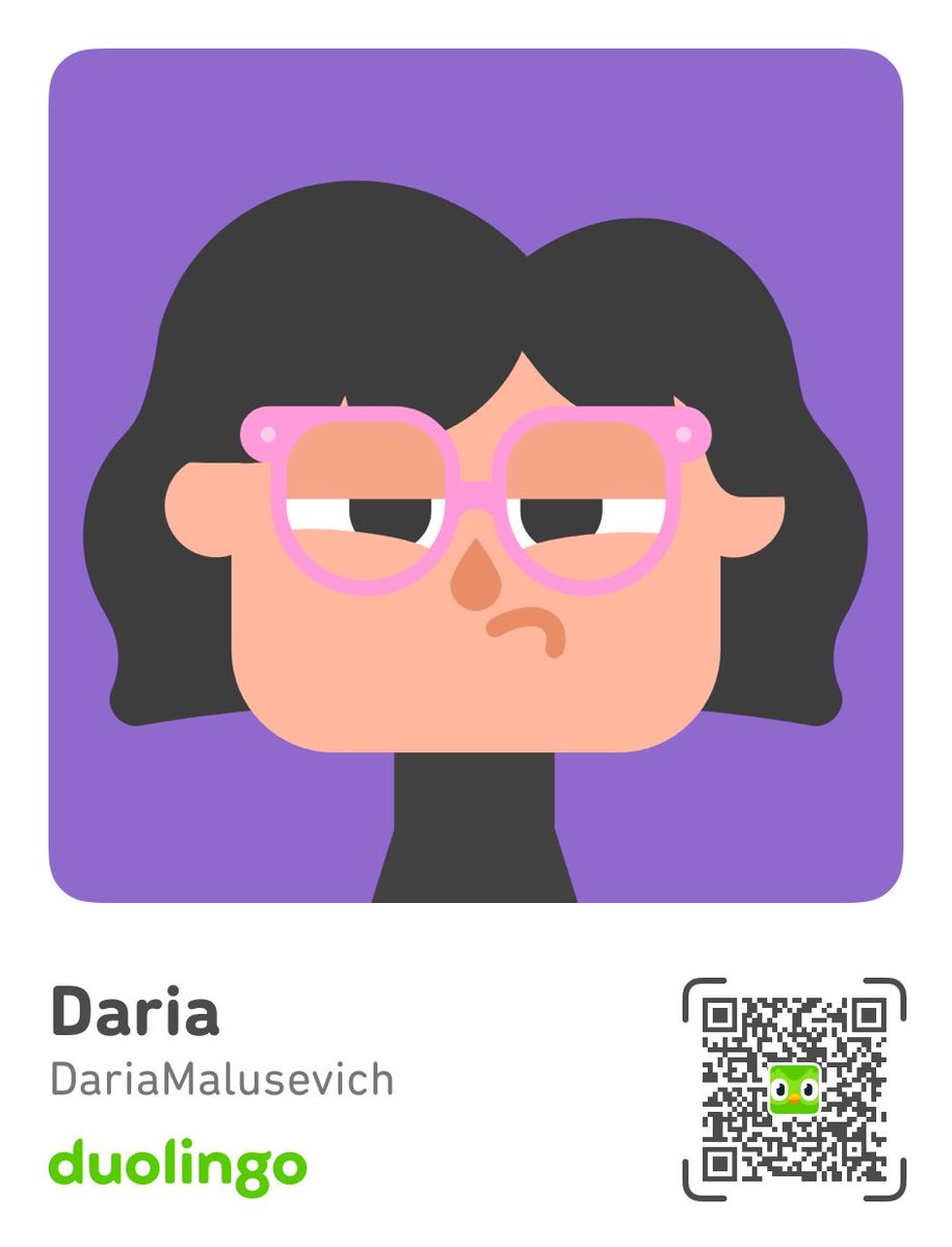 Мб кто хочет добавиться, будем вместе страдать из-за совы 

duolingo.com/profile/DariaM…