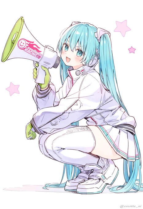 応援ミクさん