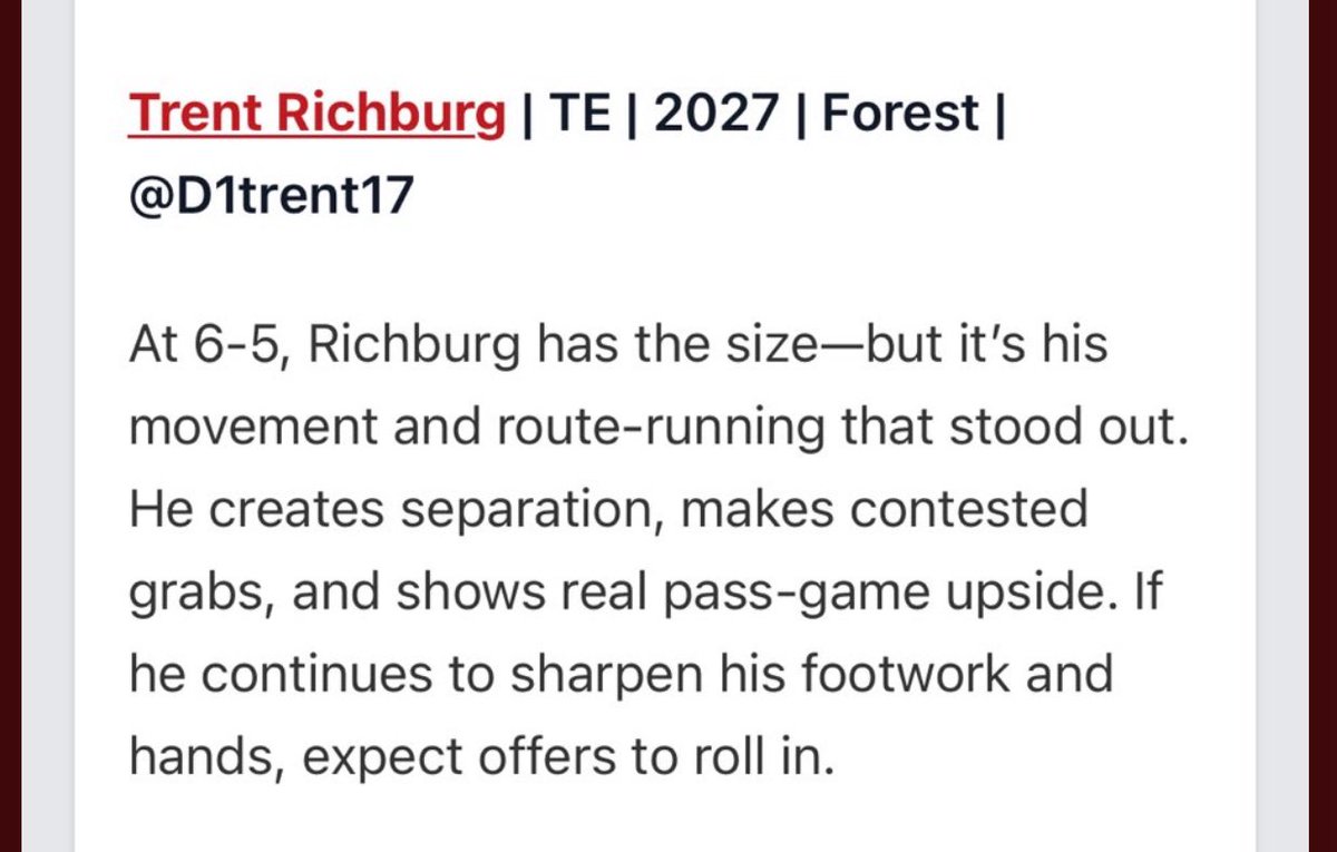 Appreciate the write up ! <a href="/PrepRedzoneFL/">Prep Redzone Florida</a> 

 <a href="/BHoward_11/">Brandon Howard</a> <a href="/RealNews102/">Drew Johnson</a> <a href="/PreWarWesley/">Coach Buckets</a> <a href="/BrantleyCoach/">John Brantley</a> <a href="/JohnGarcia_Jr/">John Garcia, Jr.</a> <a href="/TomLoy247/">Tom Loy</a> <a href="/CNee247/">Chris Nee</a> <a href="/247Sports/">247Sports</a> <a href="/Rivals/">Rivals</a> <a href="/On3Keith/">Keith Niebuhr</a> @On3Recruits <a href="/Showtime12u/">Maurice jones</a> <a href="/TeamShowtime7v7/">Showtime 7v7</a> <a href="/CoachZackGoodFB/">Zachary Good</a> <a href="/OcalaPreps/">Ocala Preps</a> 
<a href="/brenden_shipp/">Brenden Shipp</a> 🙏🏼