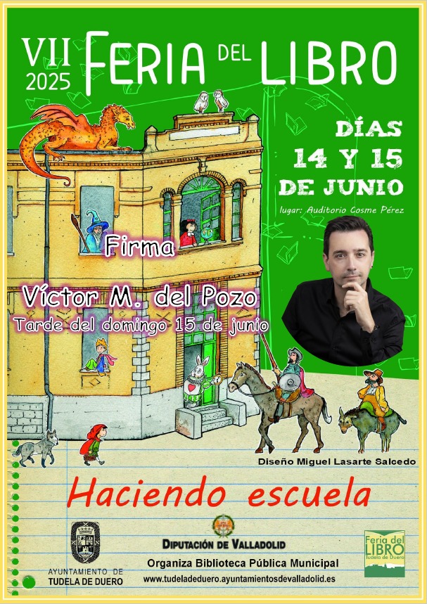 victormdelpozo's tweet photo. Está tarde de sábado, nueva oportunidad para hacerte con uno de mis libros firmados. Será en la Feria del libro de Tudela de Duero, a partir de las 18h en la caseta de Librería del Centro. ¡Nos vemos alli! https://t.co/WKiroRqIlU