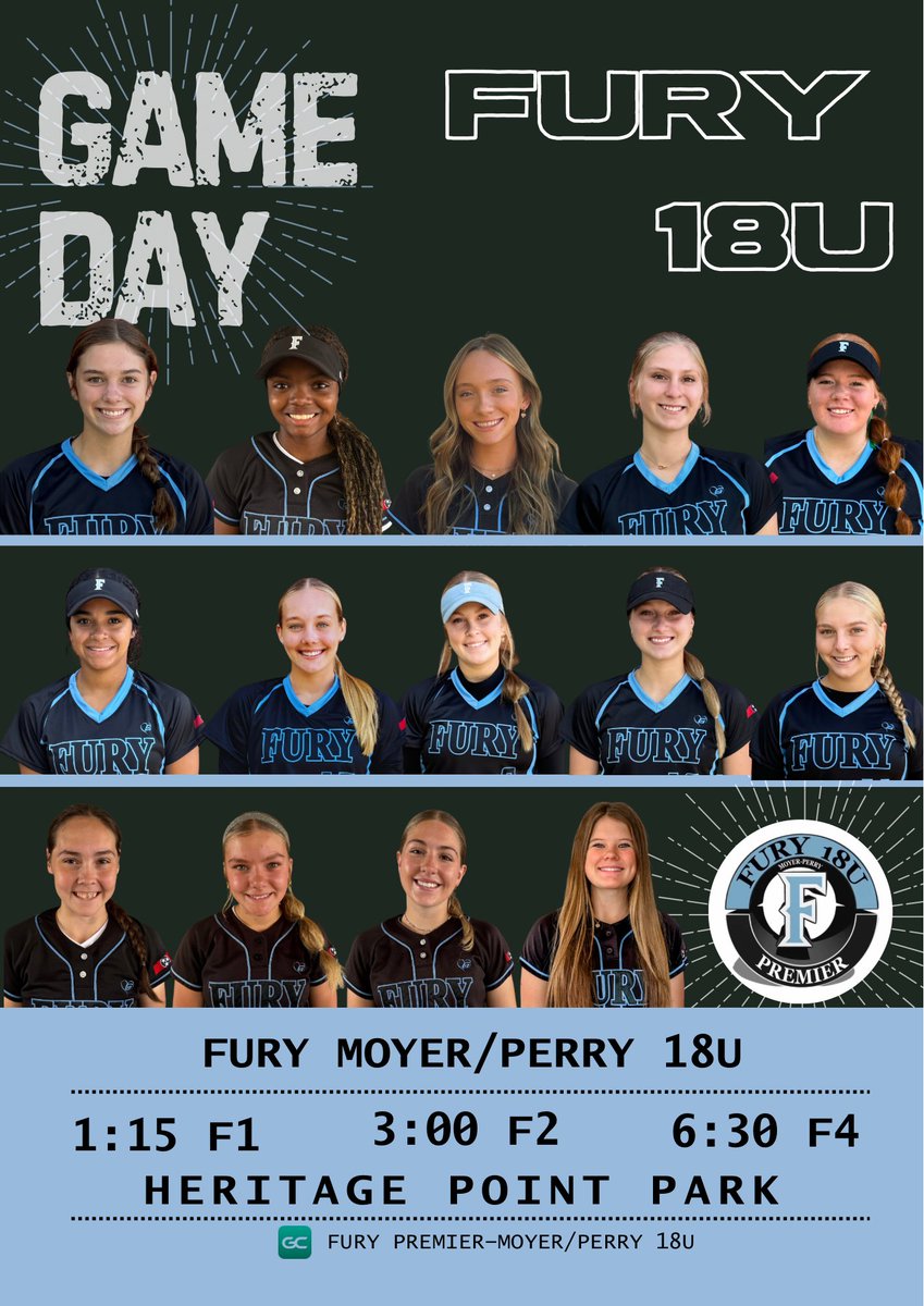 Game Day!  See you at Heritage Park!
