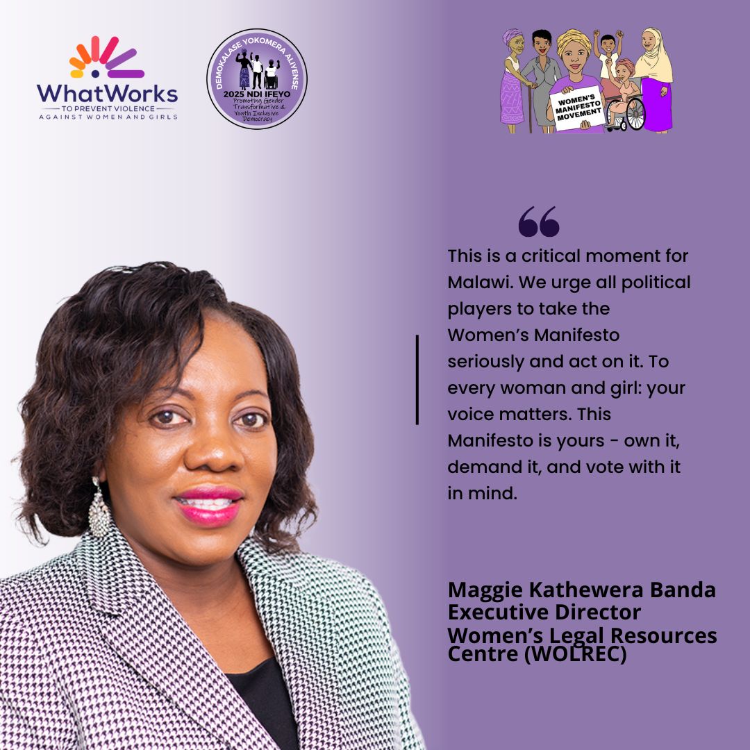 #WOLREC: To every woman and girl, the Manifesto is yours, own it!!

#womensmanifesto2025 #timeforafocusedwomensvoice #June17Launch #manifestoforher #2ndeditionmanifesto