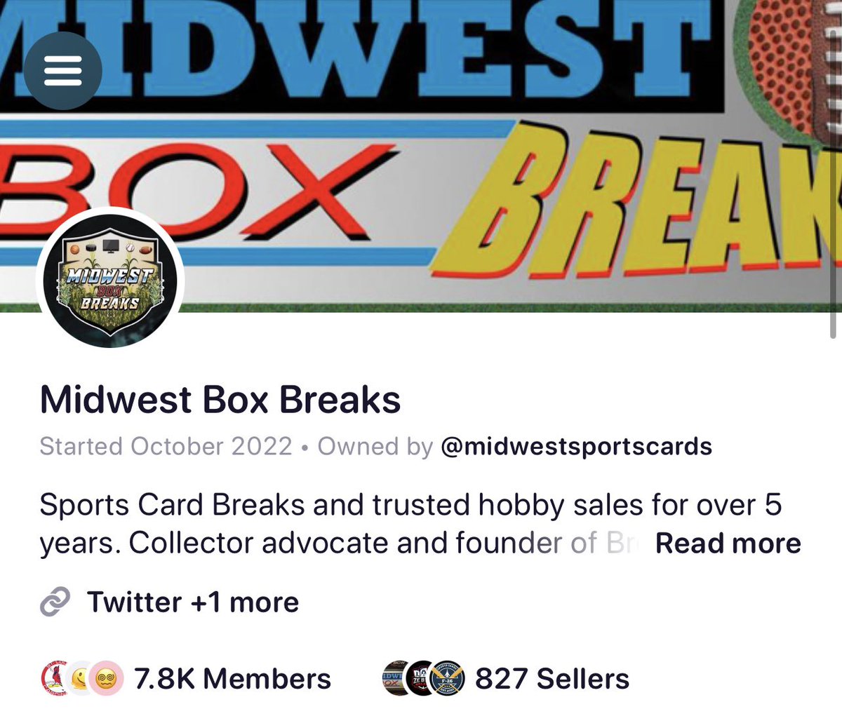 🤔Have you checked out the MBB Card  Community Marketplace? 

Search/filter features make it easy,
Every listing backed 100%.

Payments through Stripe &amp; PayPal💰 

Send offers! 13,000 Listings!

👉827 sellers 👉7850 members

Apply to sell or stream too! 👇
Midwestboxbreaks.net