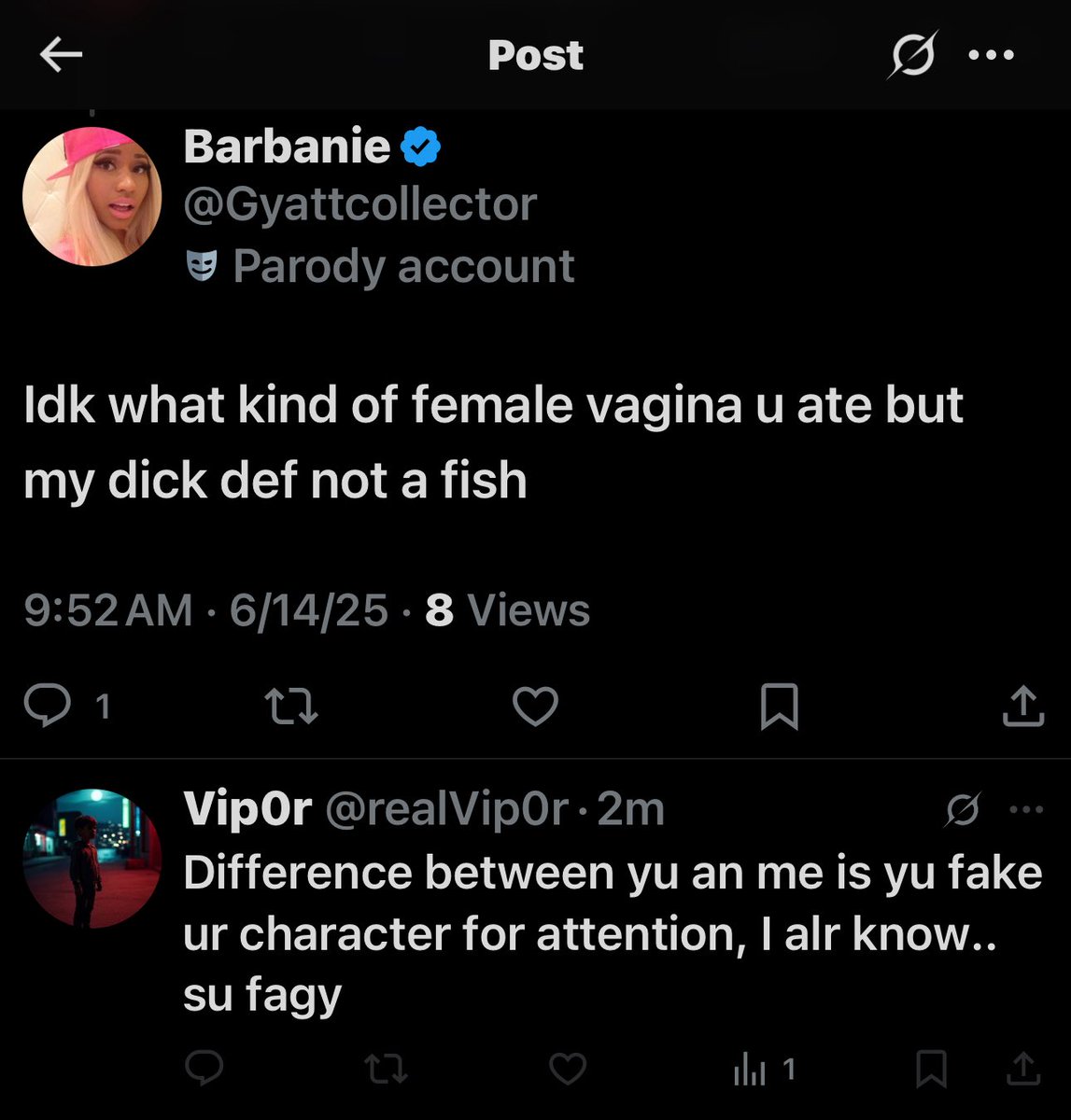 Wow he blocked me so that really means he had fishy pussy 😷🤢