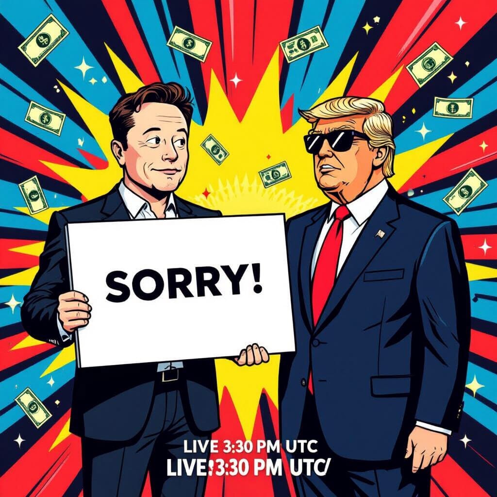 SorryTrumpp's tweet photo. 🚨 SORRY TRUMP ($SRT) — Launching Tomorrow!

Elon bent the knee. Trump didn't blink.

🧨 100% Meme Energy
🧬 Built for the Culture
📅 Launch: Tomorrow at 3:30 PM UTC
🐋 Telegram: [https://t.co/ydEwVfujAh]
🌐 Website dropping soon
#SORRYTRUMP #Solana #Trump #ElonMusk #Crypto https://t.co/LGSl8uCqRO