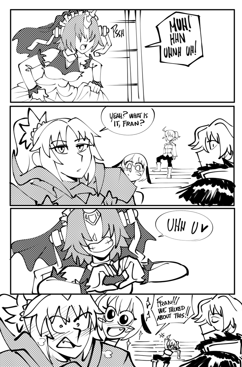 ClinickCase's tweet photo. Since it's june, Fran PDA
#fgo https://t.co/CjV4HmbSpz