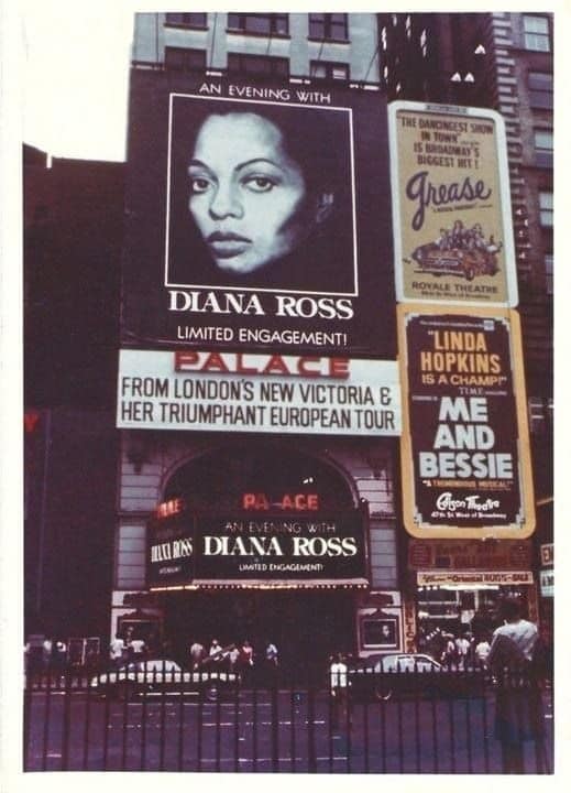 TheDustinFitz's tweet image. Today in 1976, "An Evening with Diana Ross" opened on Broadway at the Palace Theatre. The show earned Ms. Ross a Tony Award. #DianaRoss #TonyAwards