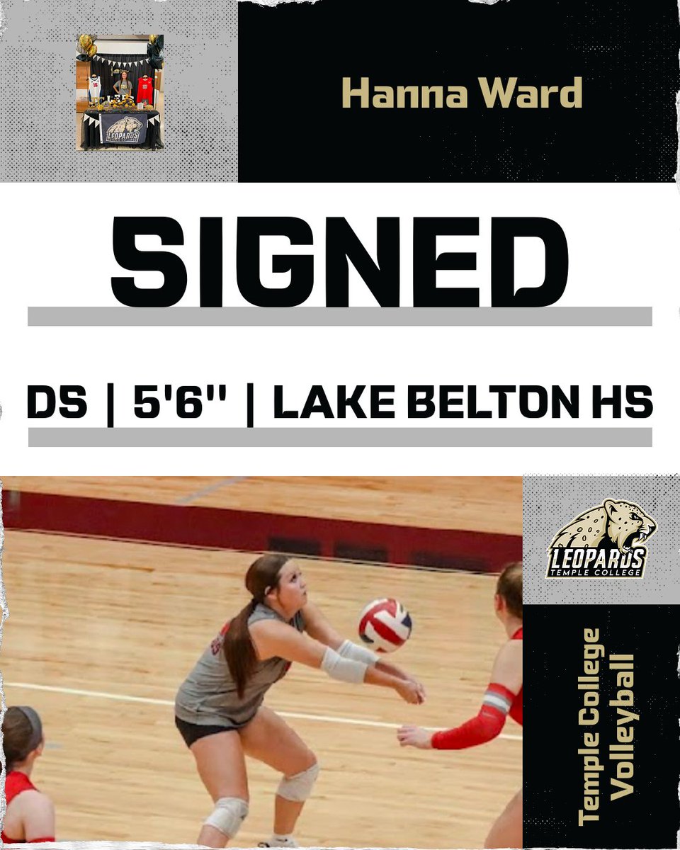 Help us welcome DS, Hanna Ward, from Lake Belton High School! #countdowncontinues #yealeps #letsgoleps #TCVB