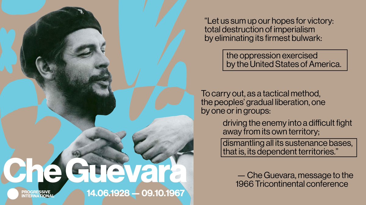 Today we remember Marxist revolutionary Ernesto ‘Che’ Guevara, who was born in Rosario, Argentina on this day in 1928.
