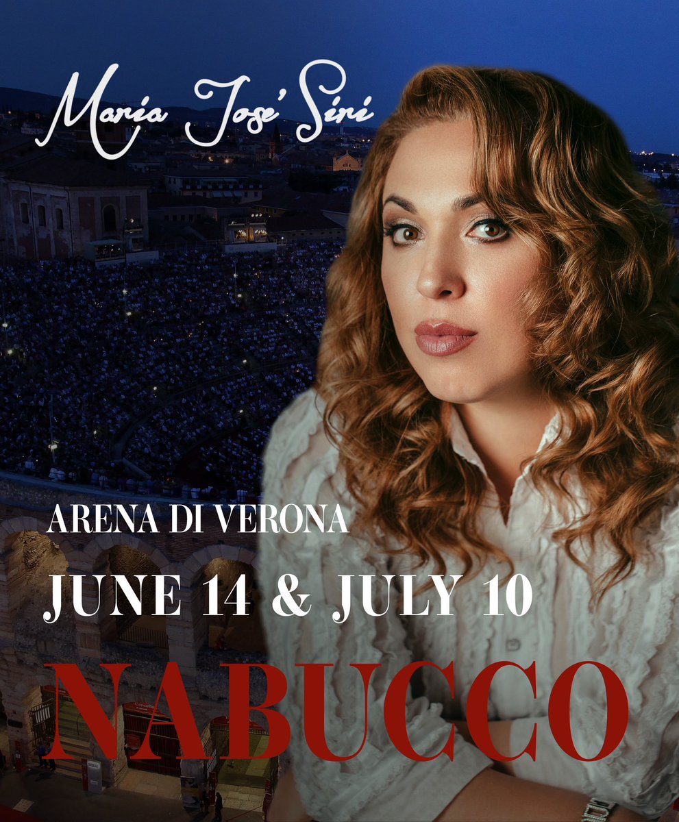 sirimajo's tweet image. Thrilled to bring my 𝓐𝓫𝓲𝓰𝓪𝓲𝓵𝓵𝓮 to life tonight in @stefanopoda’s new 𝓝𝓪𝓫𝓾𝓬𝓬𝓸 at the iconic @arenadiverona ✨
My third Nabucco here—intense, complex, and megagalactic!
Join us under the stars 💫💋
#Nabucco #Abigaille #Verdi #ArenaDiVerona #OperaLife #OpeningNight