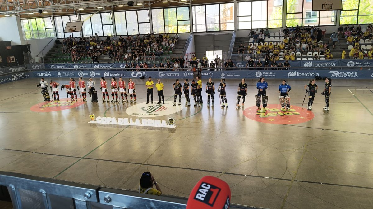 #Superesports | 🏒 En joc la segona semifinal de la Copa de la Reina d'hoquei patins: <a href="/hcpalau/">Generali Hoquei Club Palau</a> - <a href="/hoquei_vilasana/">CLUB PATÍ VILA-SANA</a>

🎙️ Amb <a href="/clararodergas/">Clara Rodergas</a> i <a href="/Rodri_D9/">Dani Rodríguez</a> des de Cerdanyola del Vallès

▶️ rac1.cat/directe