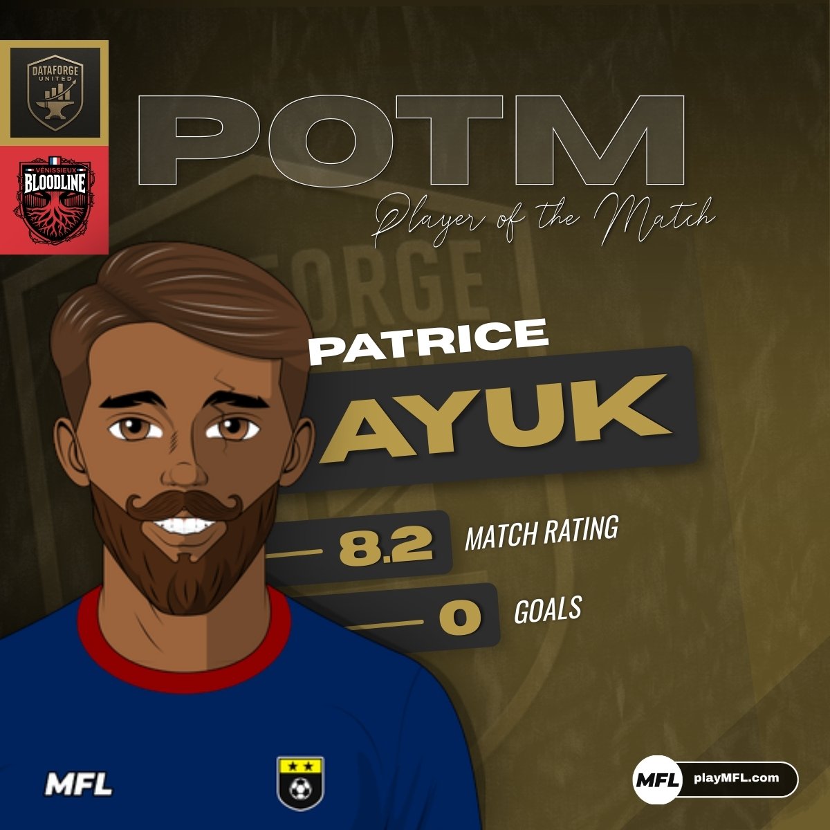DataforgeFC's tweet image. ⚙️ Victory Protocol Activated.

Dataforge United 2–0 Trust The Process 🇵🇹
Kamiński (13&apos;) – Chapoñan (48&apos;)

MotM: Ayuk 🛡️

Precision. Execution. Domination.

#SparkLeague @playMFL #EngineeredForVictory
🧠🤖