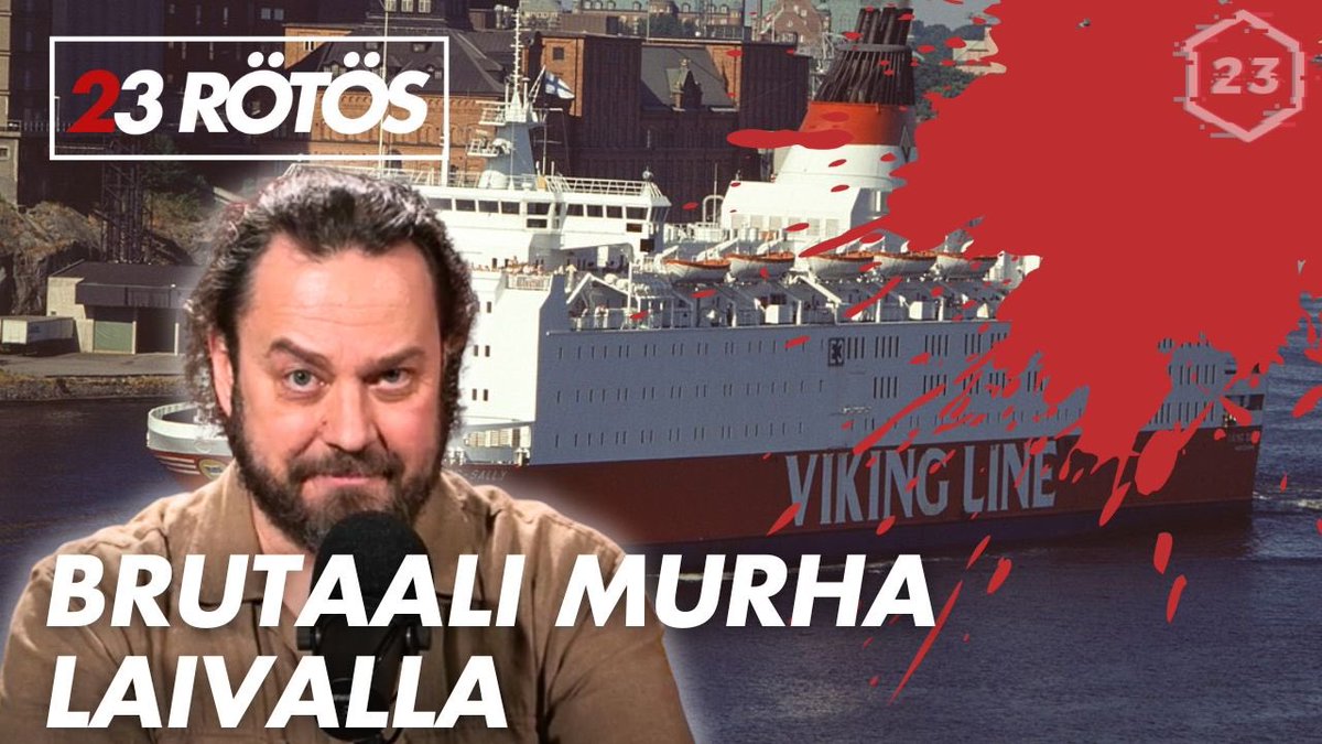 23 Rötös nyt Youtubessa &amp; Spotifyssa ☠️🔥 m.youtube.com/watch?v=TJoaWN…

Jakson aiheena on poikkeuksellinen murha, jonka uhriksi nuori saksalainen turisti joutui vuonna 1987 M/S Viking Sallylla. Tapaus on vuosikymmenien tutkinnan jälkeen ratkaisematon mysteeri.