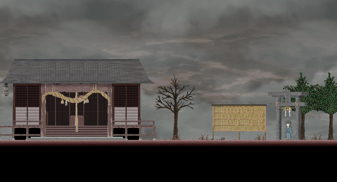 ようやく神社完成 つってもまだ製作段階だが…