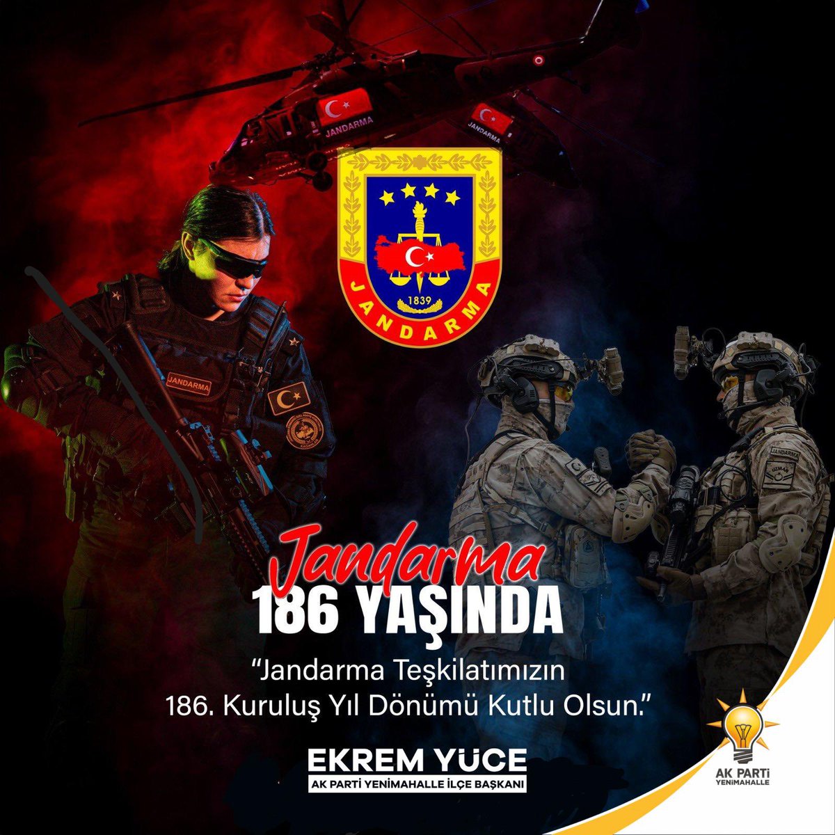 Her zaman, her yerde!
Jandarma 186 yaşında🇹🇷
#Jandarma
#JandarmaKomando
#Jandarma186Yaşında