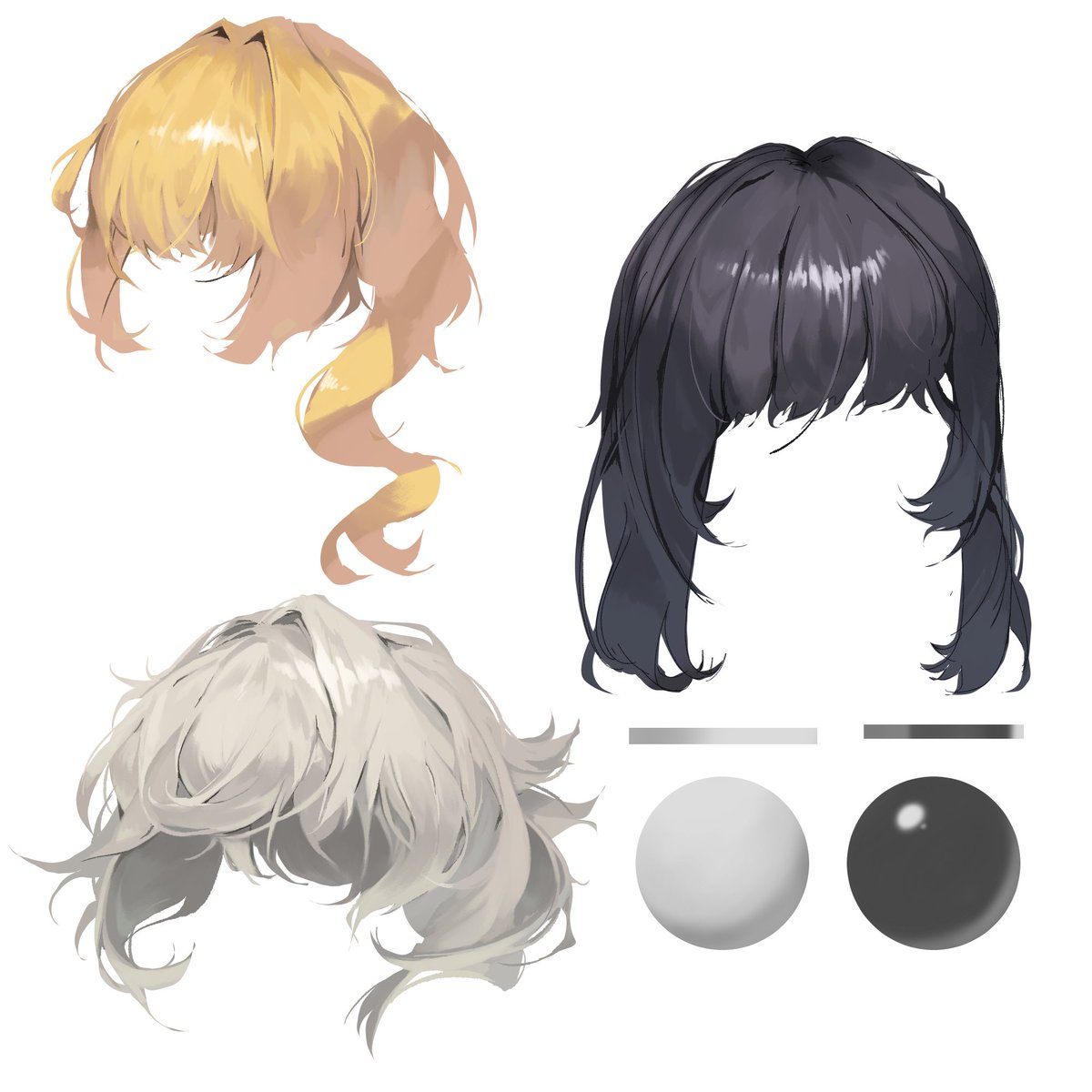 AMAZINGBABABA's tweet image. hair practice