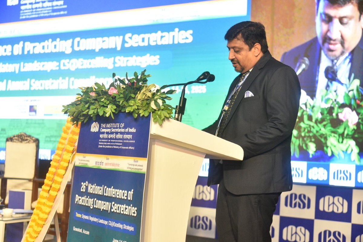 icsi_cs's tweet photo. 26th National Conference of Practicing Company Secretaries -First Technical Session on #SecretarialAudit and Annual #Secretarial #Compliance Report #ICSIPCSConference https://t.co/ogm5u8hnmo