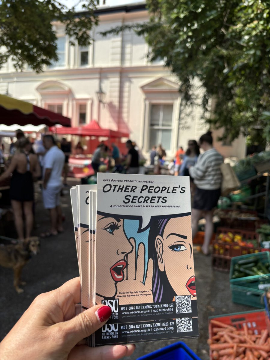 Doing some publicity at the farmers market in Barnes this morning. Lots of interest! 

#osoartscentre