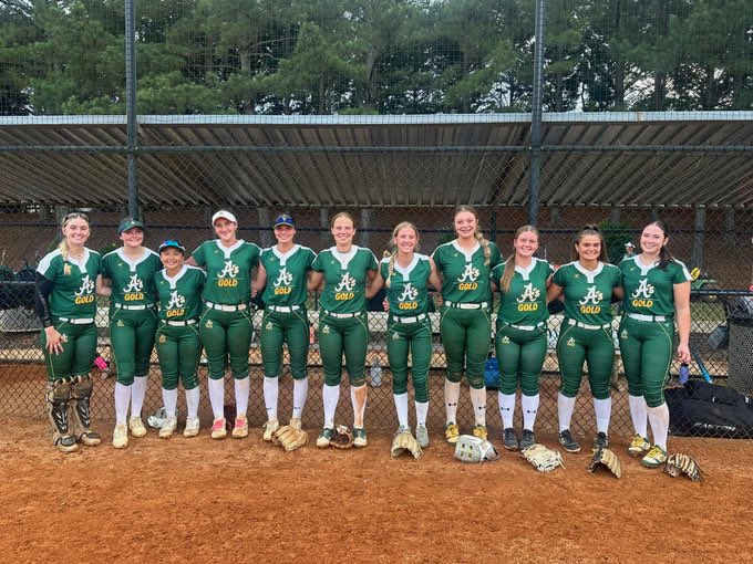 Back at it today! Come check us out! 💚💛 <a href="/AGTVallery14u/">Athletics Gold Tamborra/Vallery - 14u</a>