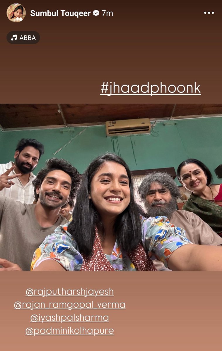 The team we are waiting for 🤗
#SumbulTouqeerKhan
#Jhaadphoonk