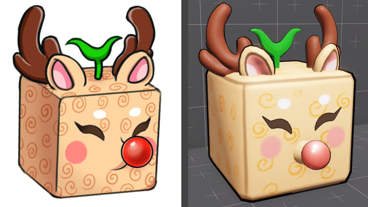 Deer Pet [Blox Fruit Style PET/FRUIT]  

Commissions: OPEN✅   

discord: destructive_blox    

#roblox #RobloxDev #3d #Blender #ZBrush #3dmodeling #3DCoat #Handpainting #bloxfruits #PetSimulator99