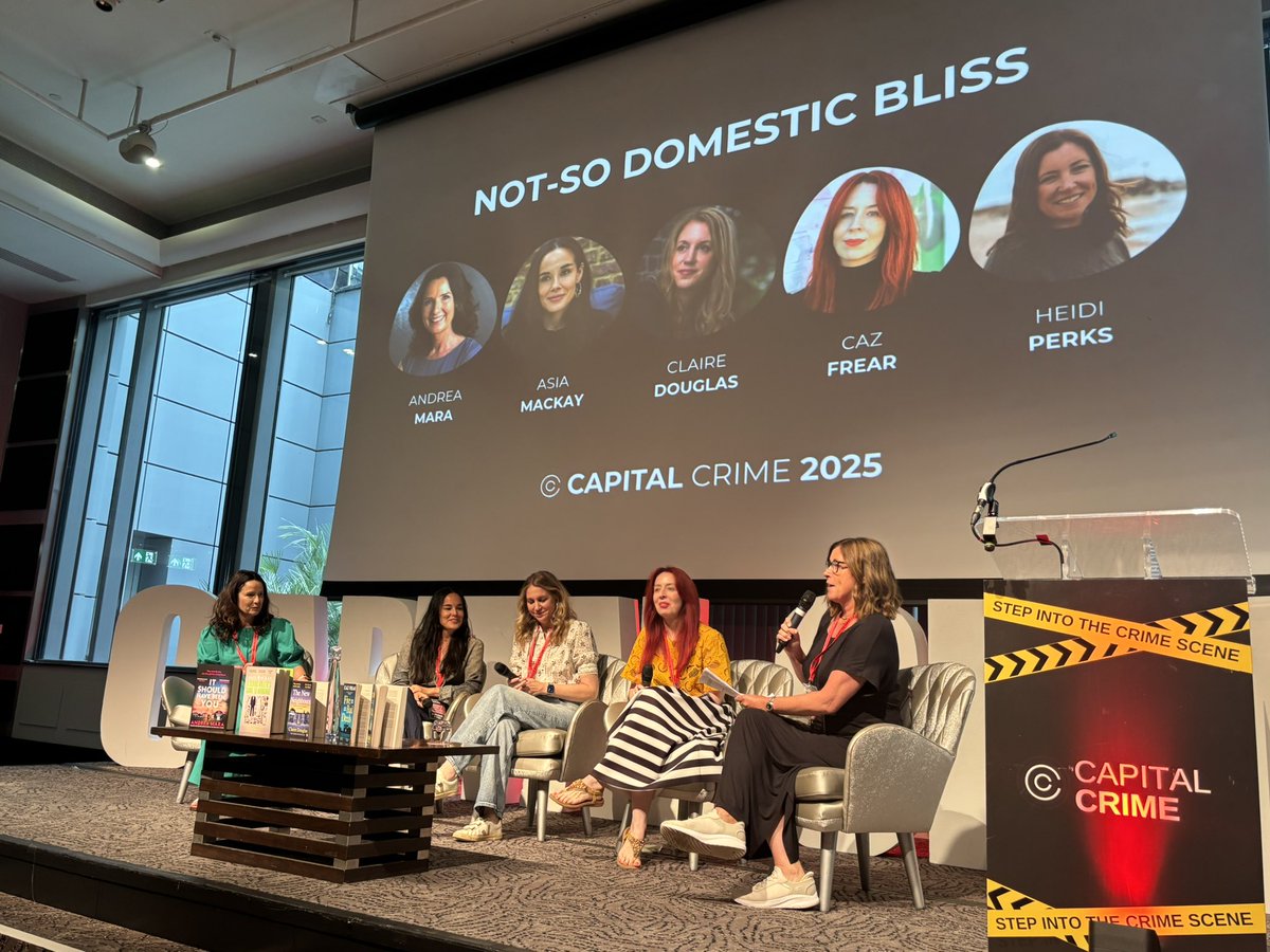 Jen Lucas ✍🐈📖🦩📚 (@jenmedbkreviews) on Twitter photo The darker side of domesticity - Not So Domestic Bliss panel at <a href="/CapitalCrime1/">Capital Crime</a> with <a href="/HeidiPerksBooks/">Heidi Perks</a> <a href="/CazziF/">Caz Frear</a> <a href="/Dougieclaire/">Claire Douglas</a> <a href="/abmackster/">Asia Mackay</a> <a href="/AndreaMaraBooks/">Andrea Mara</a>
#books #booktwitter #capitalcrime #capitalcrime2025 The darker side of domesticity - Not So Domestic Bliss panel at <a href="/CapitalCrime1/">Capital Crime</a> with <a href="/HeidiPerksBooks/">Heidi Perks</a> <a href="/CazziF/">Caz Frear</a> <a href="/Dougieclaire/">Claire Douglas</a> <a href="/abmackster/">Asia Mackay</a> <a href="/AndreaMaraBooks/">Andrea Mara</a>
#books #booktwitter #capitalcrime #capitalcrime2025