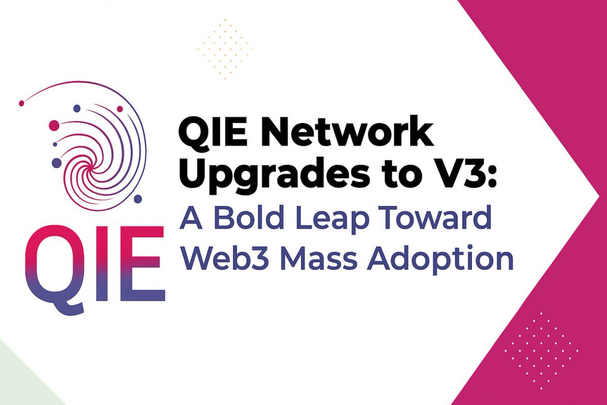 🚀 QIE V3 launches July 2025 — a revolutionary Layer 1 upgrade built for mass adoption.

🔹 1-sec finality
🔹 25K TPS throughput
🔹 Dual EVM + Cosmos compatibility
🔹 Native delegation + daily staking rewards
🔹 Deflationary tokenomics

📖 Dive into full details: